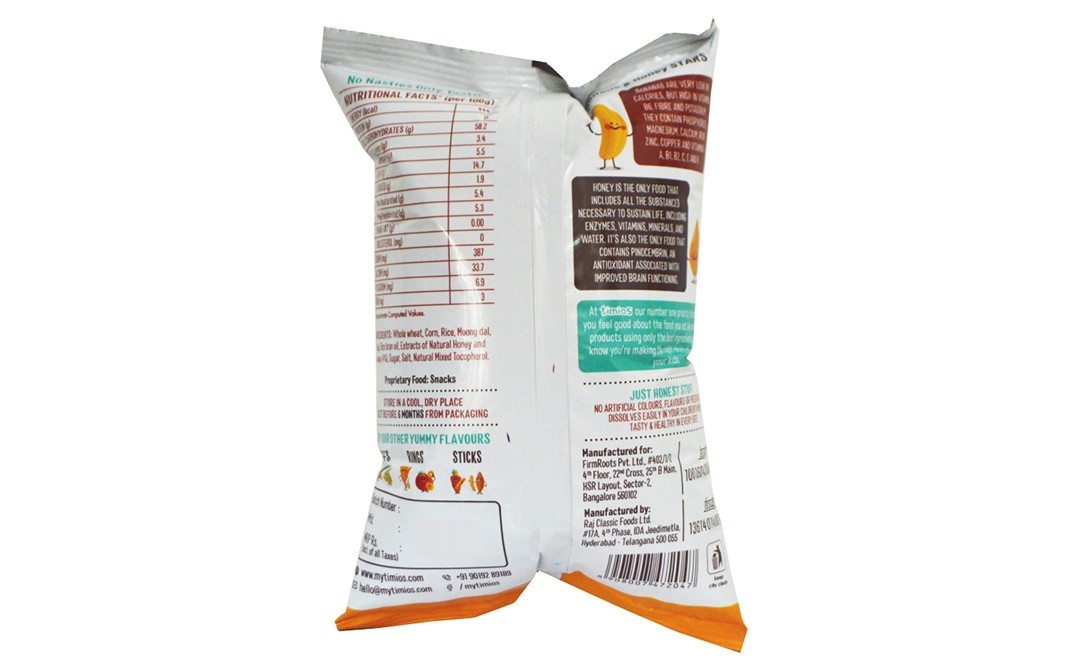 Timios Banana & Honey Stars    Pack  30 grams